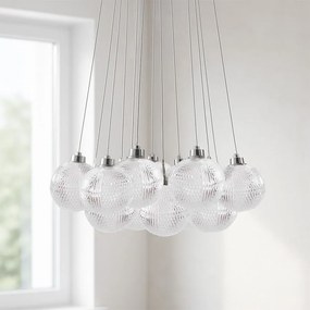 Toolight Toolight, závesné svietidlo 13xG9, MS025-13CP, chrómová, OSW-09640