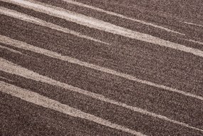 TA Koberec 3436A TMAVOHNEDÉ SARI KOLESO 3UX Rozmer: 100x100 cm