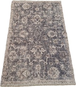 Antracitový orientálny koberec BANCO NEW P1817 ANTRASIT – nízky vlas Rozmer: 60x110 cm
