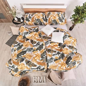 Obliečky bavlnené Jale EMI: Štandardný set jednolôžko obsahuje 1x 140x200 + 1x 70x90