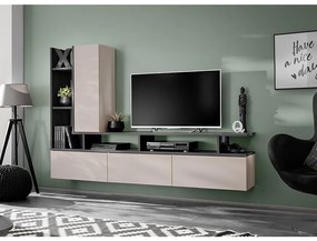 Obývacia stena Tytan Dgc Tt Dub Grafit/Kašmír