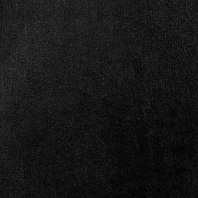 Štýlový čierny záves zo zamatu 140 x 250 cm