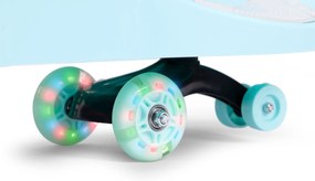 Detské odrážadlo s LED kolesami, modré ECOTOYS