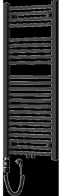 Mexen Pluton elektrický radiátor 1200 x 500 mm, 600 W, čierny - W106-1200-500-2600-70