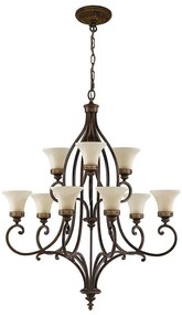 Feiss FE-DRAWING-ROOM9 - Luster na reťazi DRAWING ROOM 9xE27/60W/230V