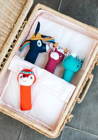 Lilliputiens - pískacia hračka - kravička Rosalie