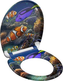 Eisl Sanitär WC sedadlo Duroplast Soft Close Sea Life 82372