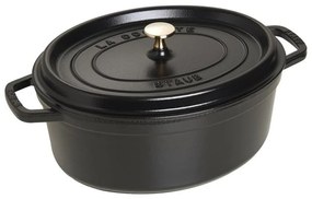 Staub Hrniec STAUB oválny 31 cm čierny 5,5l