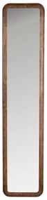 Nástenné zrkadlo s dreveným rámom 26x120 cm Nyko – White Label