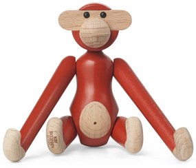 Kay Bojesen Drevená opička Monkey Mini Vintage Red 9,5 cm
