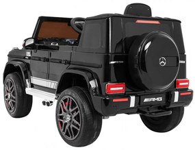 Detské elektrické autíčko Mercedes G63 AMG lakované -čierne