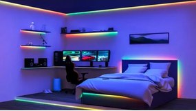 WiZ - LED RGBIC Stmievateľný pás 4m LED/10,2W/5V 2700-6500K Wi-Fi