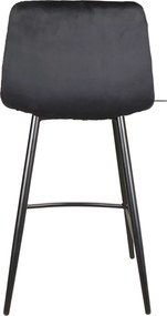 SI Mila H-2 Sametová barová stolička