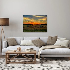 Obraz - Dedinské balíky (70x50 cm)