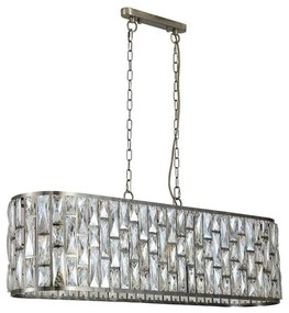 Searchlight 65818-8AB - Luster na reťazi BIJOU 8xE14/40W/230V