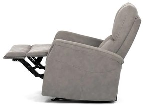 Autronic BONTEC Polohovacie kreslo, béžová, látka, TV-S8449 CRM2 Farba: Šedá