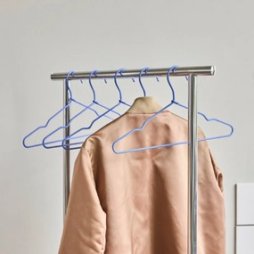 House Doctor Vešiaky na šaty Wire Blue – sada 6 ks