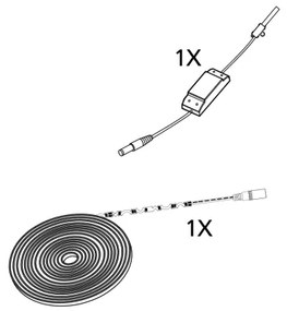 Eglo 99718 - LED Pásik STRIPE 5m LED/27W/24V