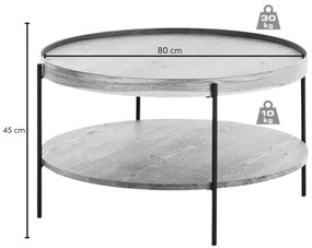 Konferenčný stolík FURNI dub