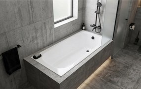 Erga Pureline-O, vaňa 1800x800x400 mm bez nožičiek, biela lesklá, ERG-V07-PURELINE-O-180x080-WH