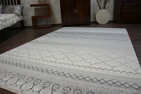 Kusový koberec AKRYLOVÝ PATARA 0242 krémový/tyrkysový