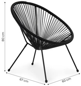 ZÁHRADNÁ STOLIČKA GARY ČIERNA