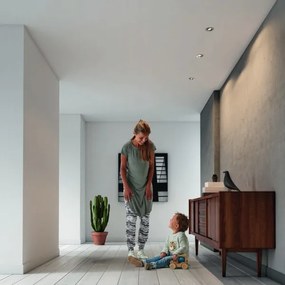 Philips 50393/11/PN – Sada 3× LED RGBW stmievateľných podhľadových svietidiel 1×GU10/4,8W/230V, chróm, s diaľkovým ovládaním