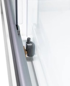 BPS-koupelny Hydromasážny box HYD-AL120 pravý, 120x80 cm, kartáčovaný chróm/transparent