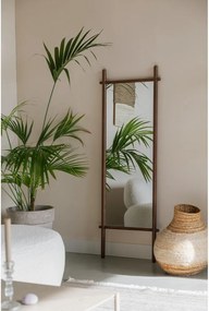 Stojacie zrkadlo s dreveným rámom 58x160 cm Solene – White Label