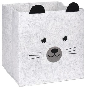 Úložný box Mouse, 32x32x32 cm, sivá