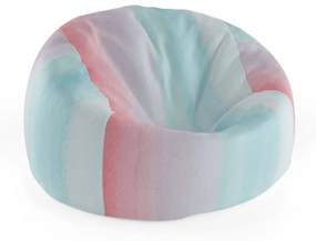 Sablio Sedací vak Cocoon Cukrová vata - 75 x 45 x 35 cm