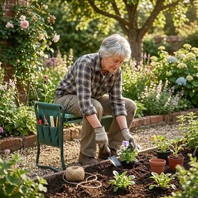 Multifunkčná záhradná stolička Beast 900180 - 59 x 49 x 27 cm