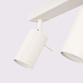 Sollux SL.1496 - Bodové svietidlo RING 3xGU10/10W/230V krémová