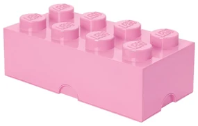 Svetloružový úložný box LEGO®