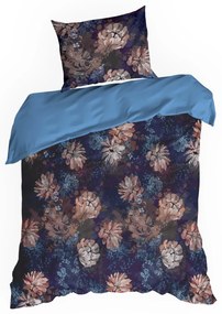 MAKOSATÉNOVÉ OBLIEČKY REINA50 160X200 CM, 2 KS 70X80 CM KVETY