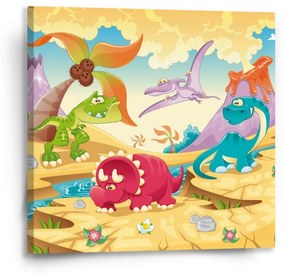 Sablio Obraz Dinosauri 5 - 50x50 cm