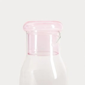 Karafa LATTRICE s ružovým vrchnákom 758058 850 ml