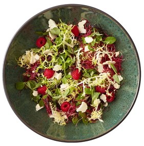 Zelená/čierna misa z kameniny ø 30 cm Gastro Green/Black – Bitz