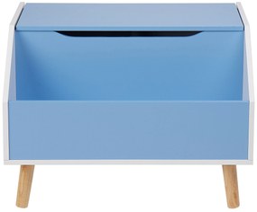 Úložná skrinka na hračky modrá CASPER Beliani