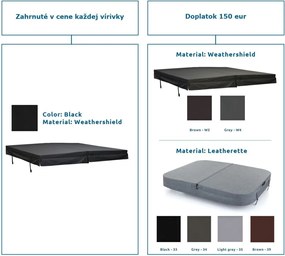 Hanscraft Vírivka HC3 Farba bočníc: Šedá, Farba škrupiny: Winter Solstice