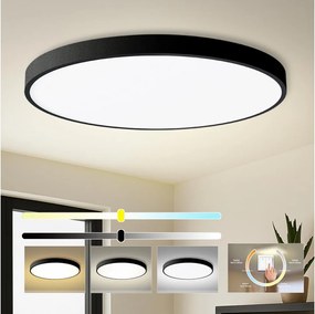 Brilagi- LED stropné svietidlo POOL LED/180W/230V 3000/4500/6000K pr. 120 cm čierne