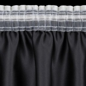 Dekorstudio Záves SELINA s lesklou niťou na riasiacej páske - krémový