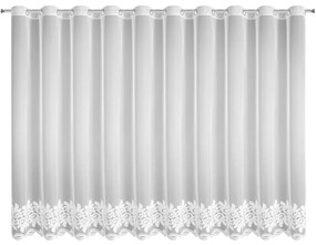 ZÁCLONA NA KRÚŽKOCH TALIA 350X150 CM BIELA