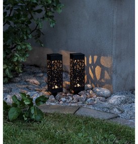 Súprava 2 vonkajších solárnych LED svietidiel Star Trading Izola, výška 18 cm