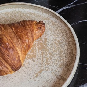 Béžové taniere v súprave 2 ks z kameňa ø 20 cm Sand Grain – Mette Ditmer Denmark