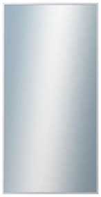 DANTIK - Zrkadlo v rámu, rozmer s rámom 50x100 cm z lišty Hliník strieborná (7003004)