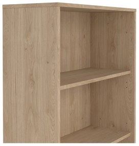 Knižnica v dekore duba v prírodnej farbe 80x124 cm Sign – Tvilum