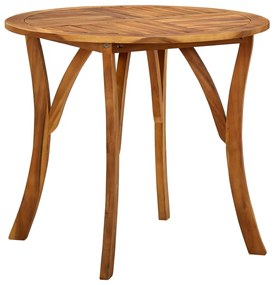 Záhradný stôl Ø 85 cm masívne akáciového drevo 310619