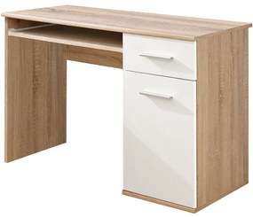 Písací stôl Dino dub sonoma/biely