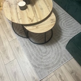 Ayyildiz, Kusový koberec Art 1121 Silver, 60x110, šedá, obývacia izba